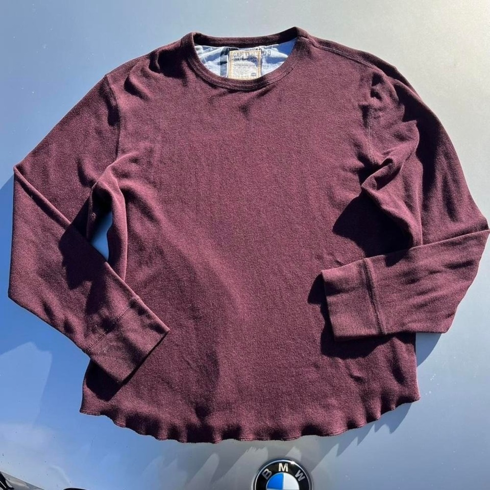 Maroon Gap thermal shirt